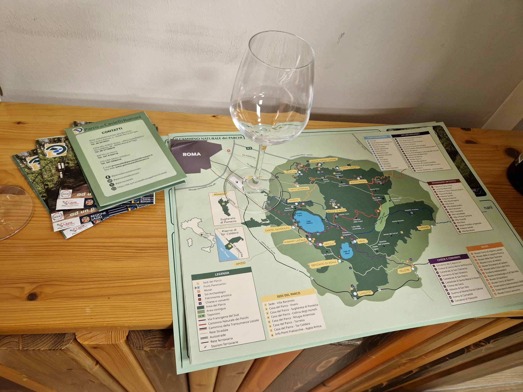 Minicorso di assaggio dei vini del Parco dei Castelli Romani