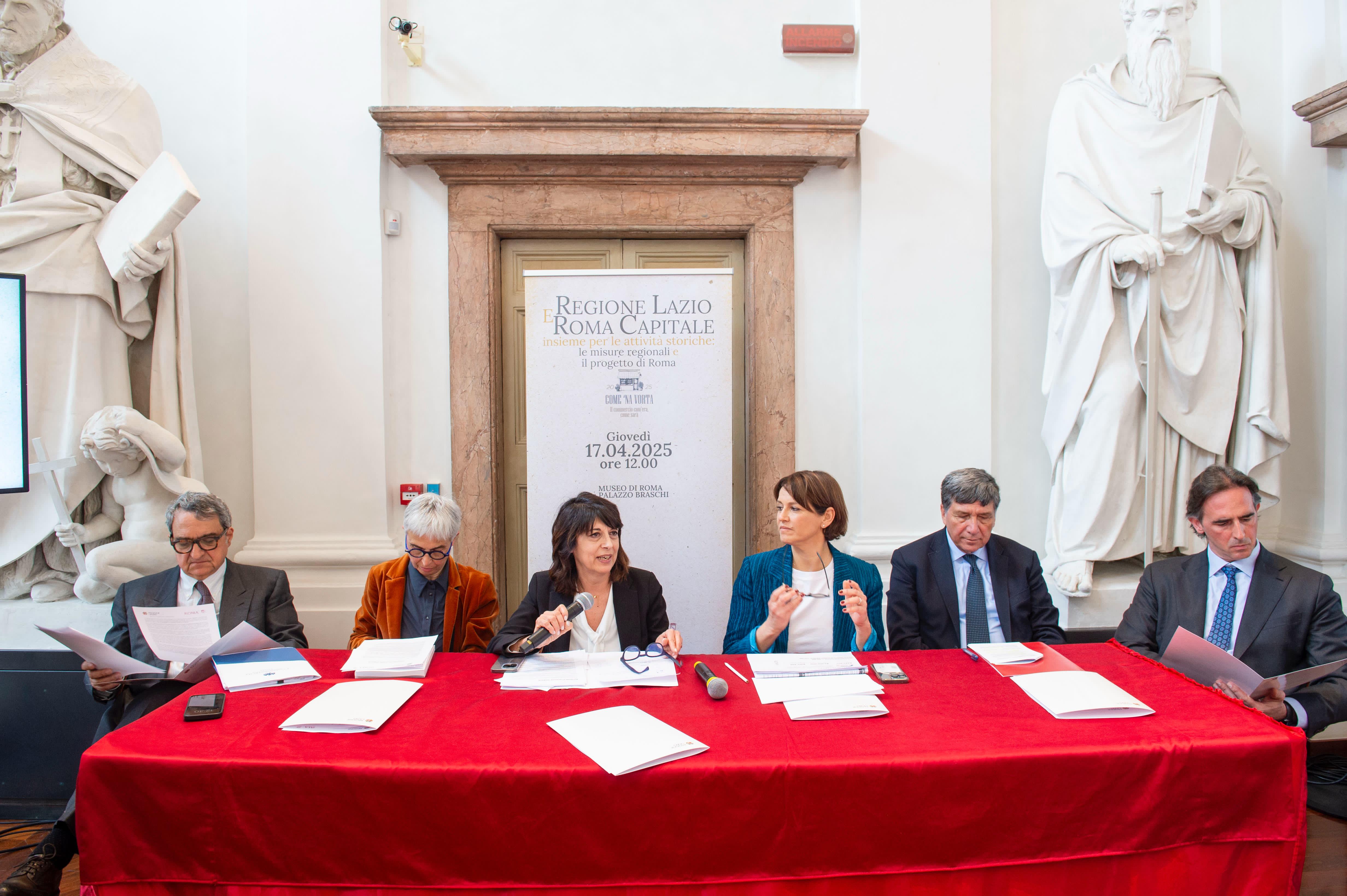 Regione Lazio e Roma Capitale al fianco delle attività storiche