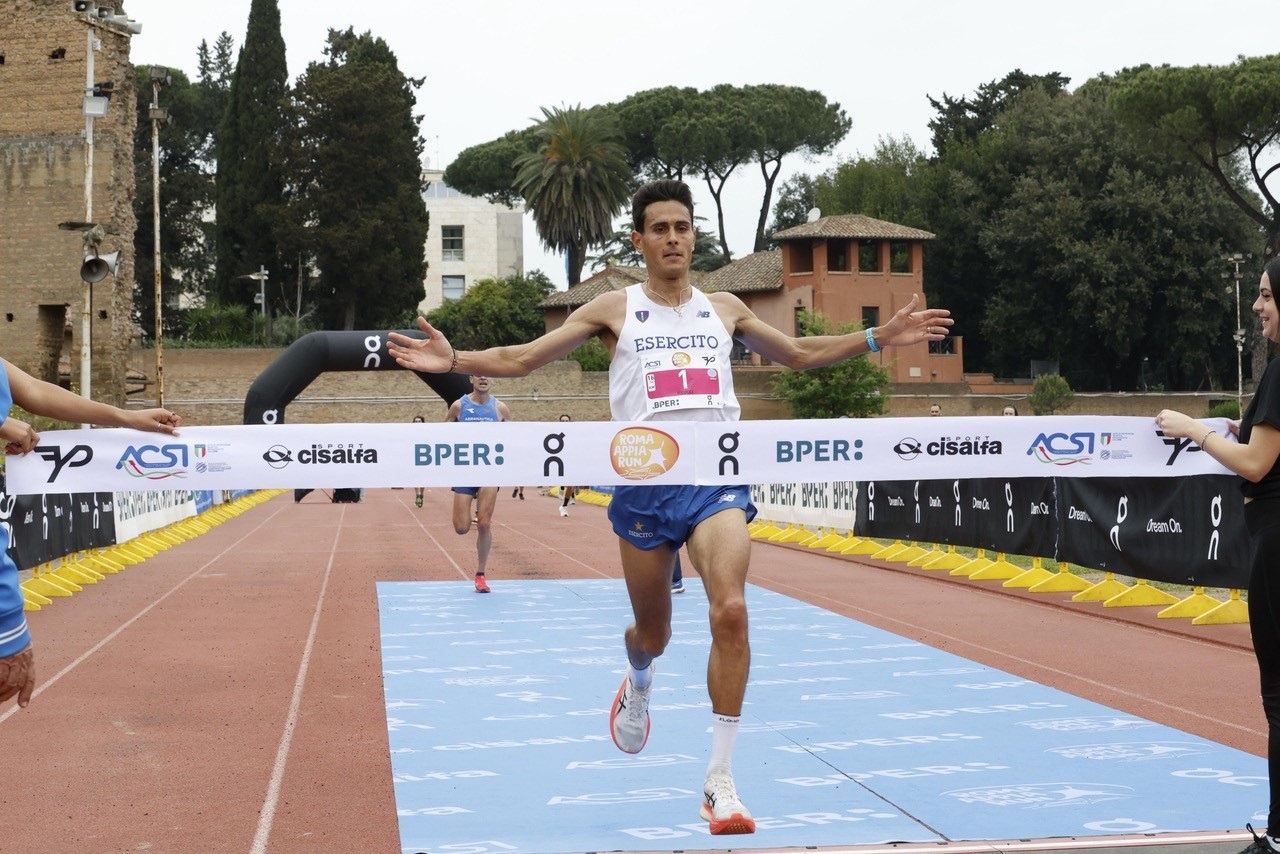 Daniele Meucci e Angela Mattevi conquistano la Roma Appia Run