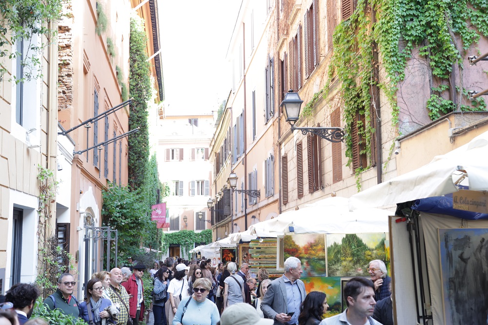 La manifestazione d’arte dell’Associazione Cento Pittori Via Margutta