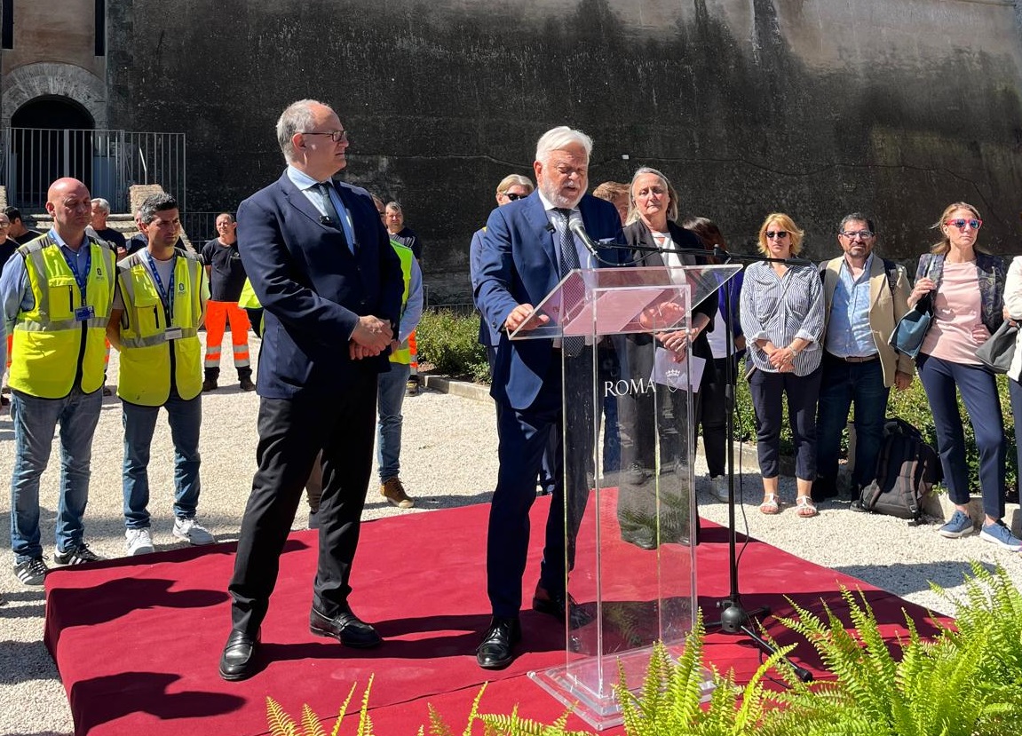 Anas ha completato i lavori del Fossato di Castel Sant’Angelo