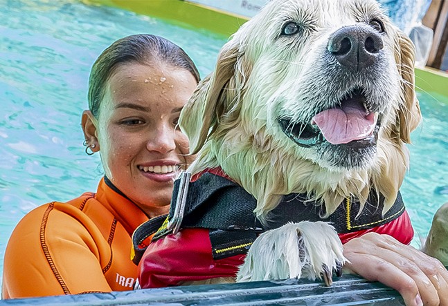 I cani eroi della Sics protagonisti a Zoomarine