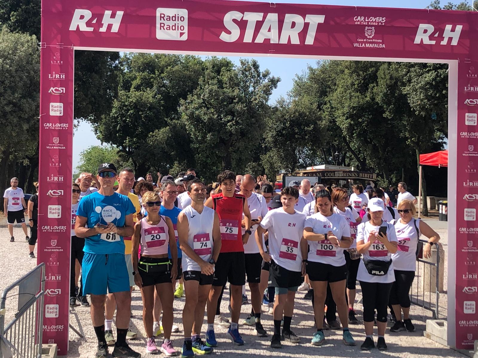 Lo scenario della Terrazza del Pincio per la Run4Hun