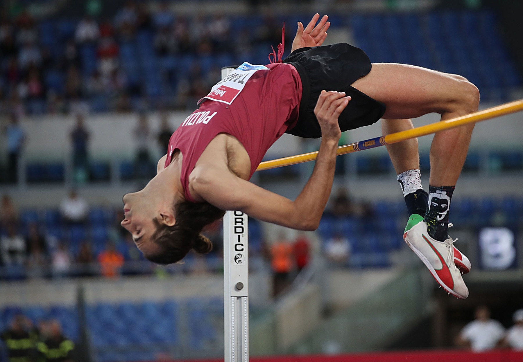 Gianmarco Tamberi in gara venerdì 6 giugno al Golden Gala