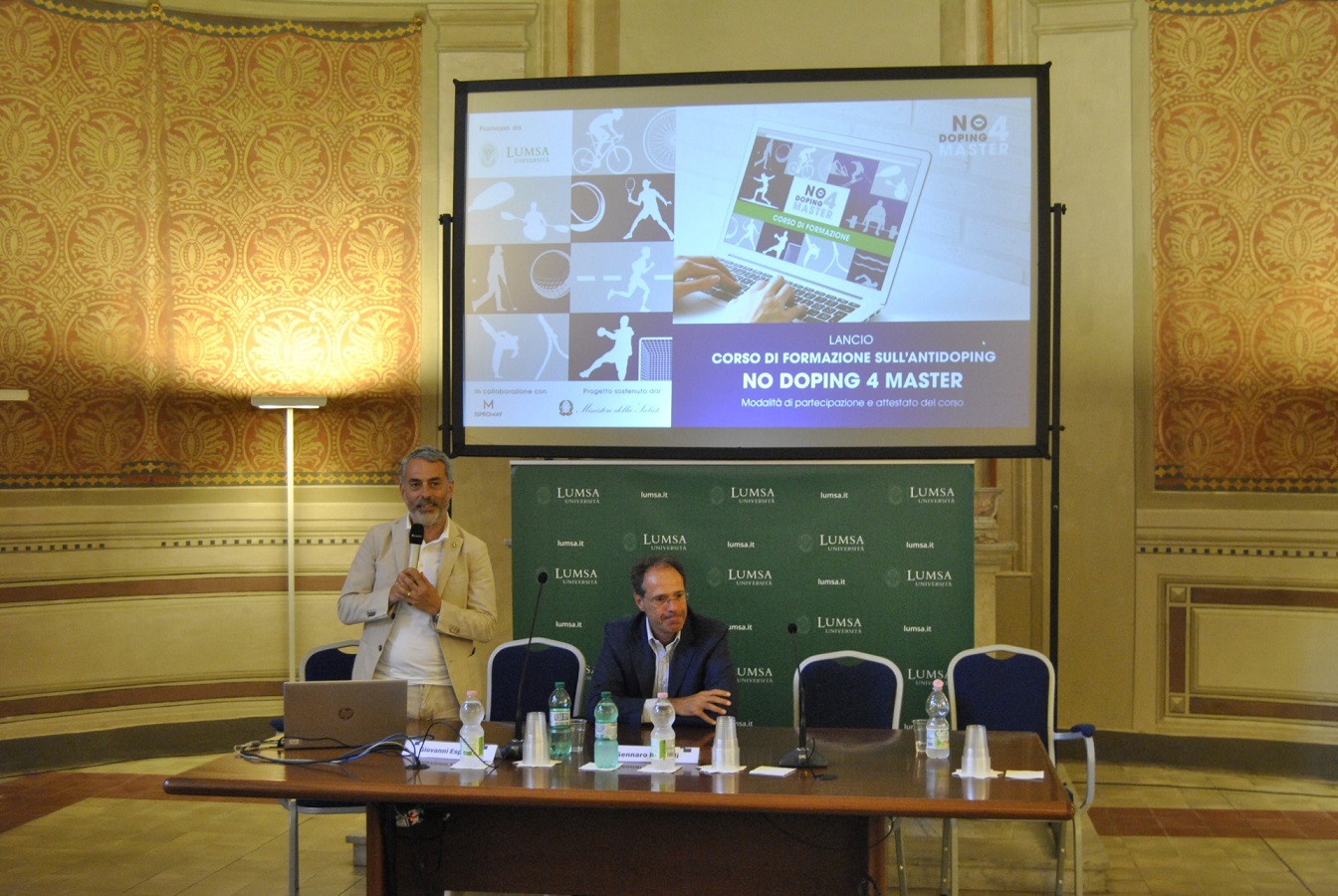 La LUMSA ha attivato il corso online “No Doping 4 Master”