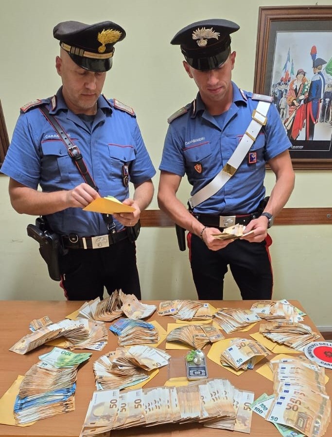 Arresto per spaccio a Subiaco dei Carabinieri