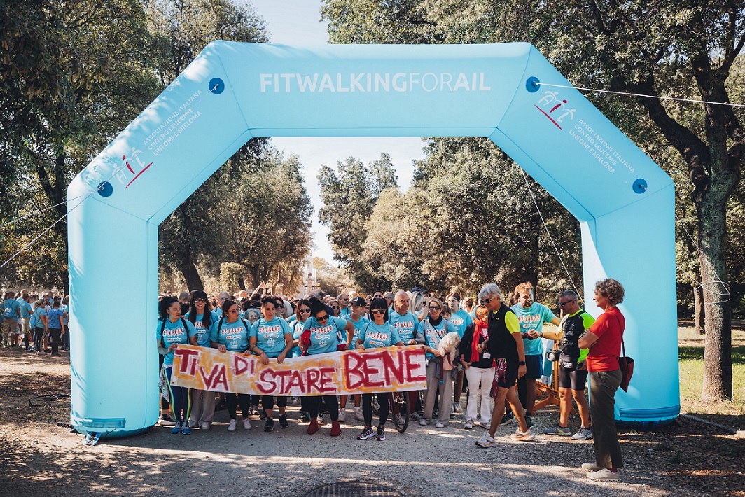 Al Parco del Daini di Villa Borghese grande festa per la Fitwalking for AIL
