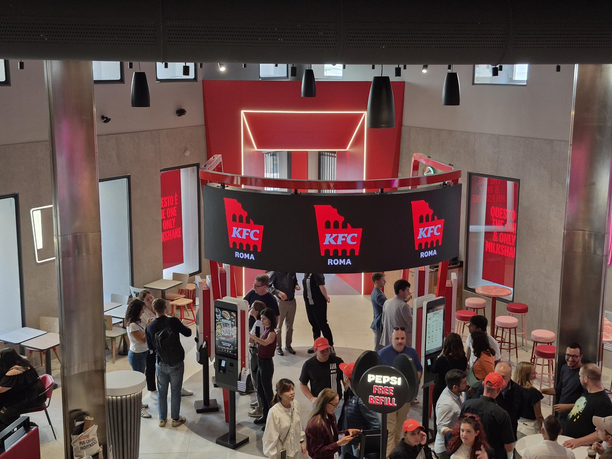 KFC inaugura il 28 settembre il suo primo flagship store italiano