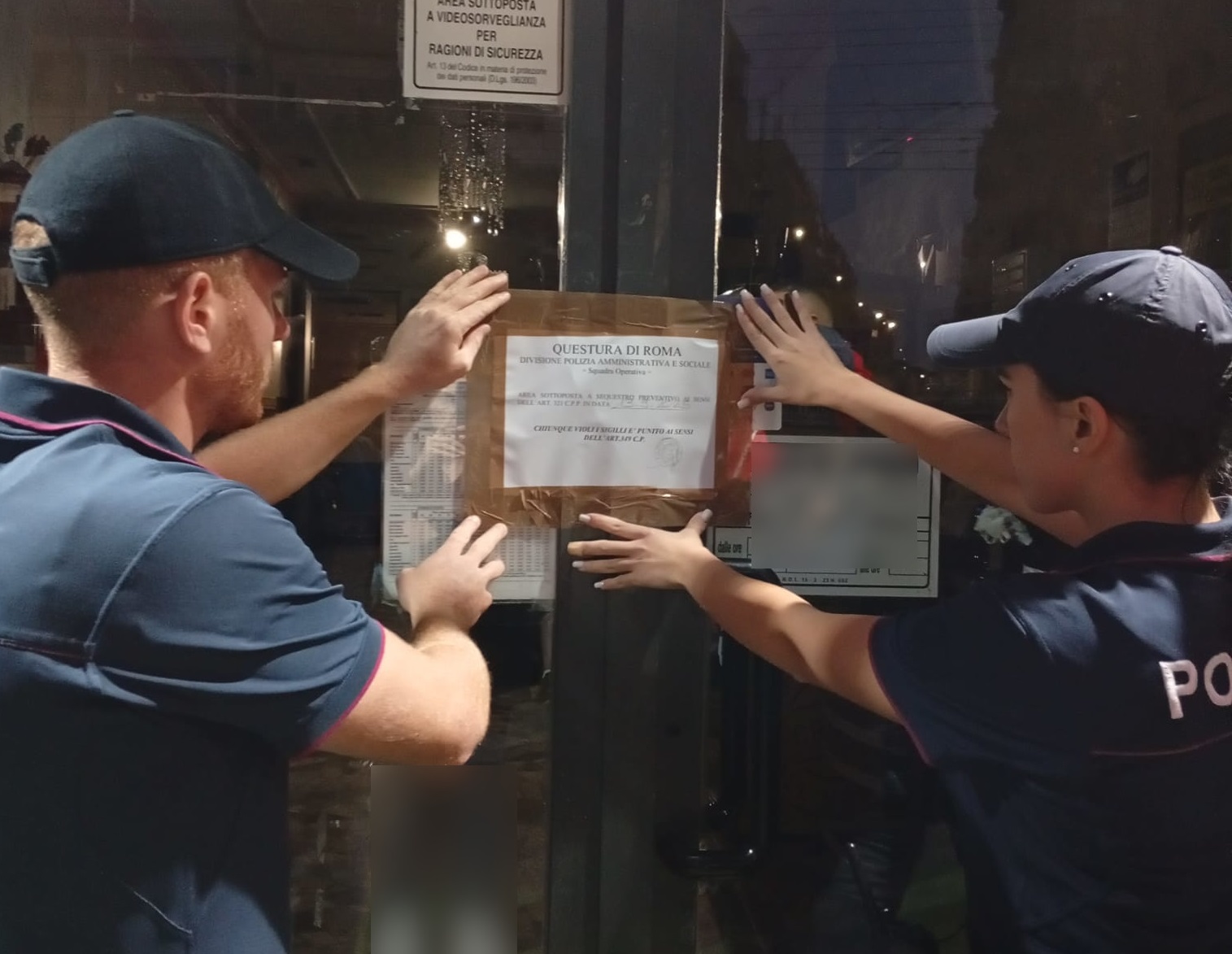 Serate danzanti non autorizzate: scattano i sigilli a Tor Pignattara