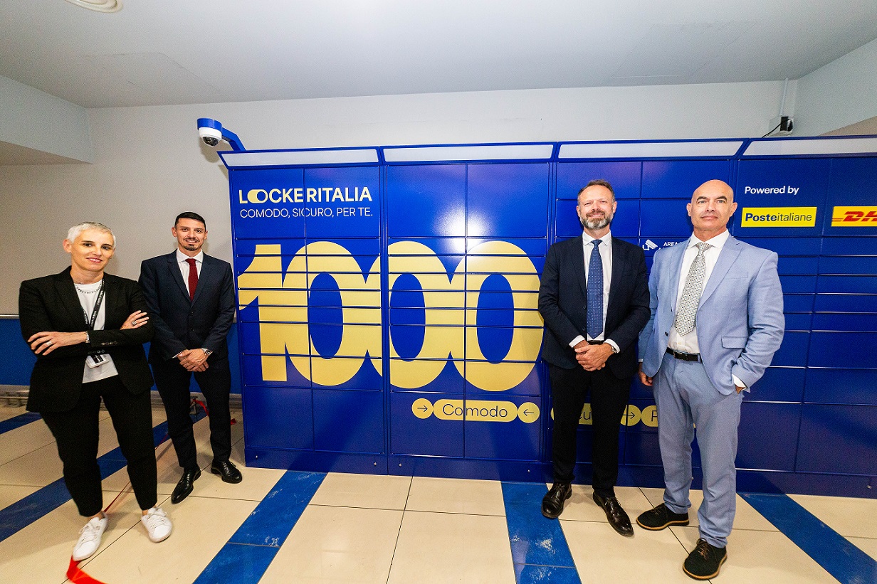 Il locker numero 1.000 di Locker Italia a Roma