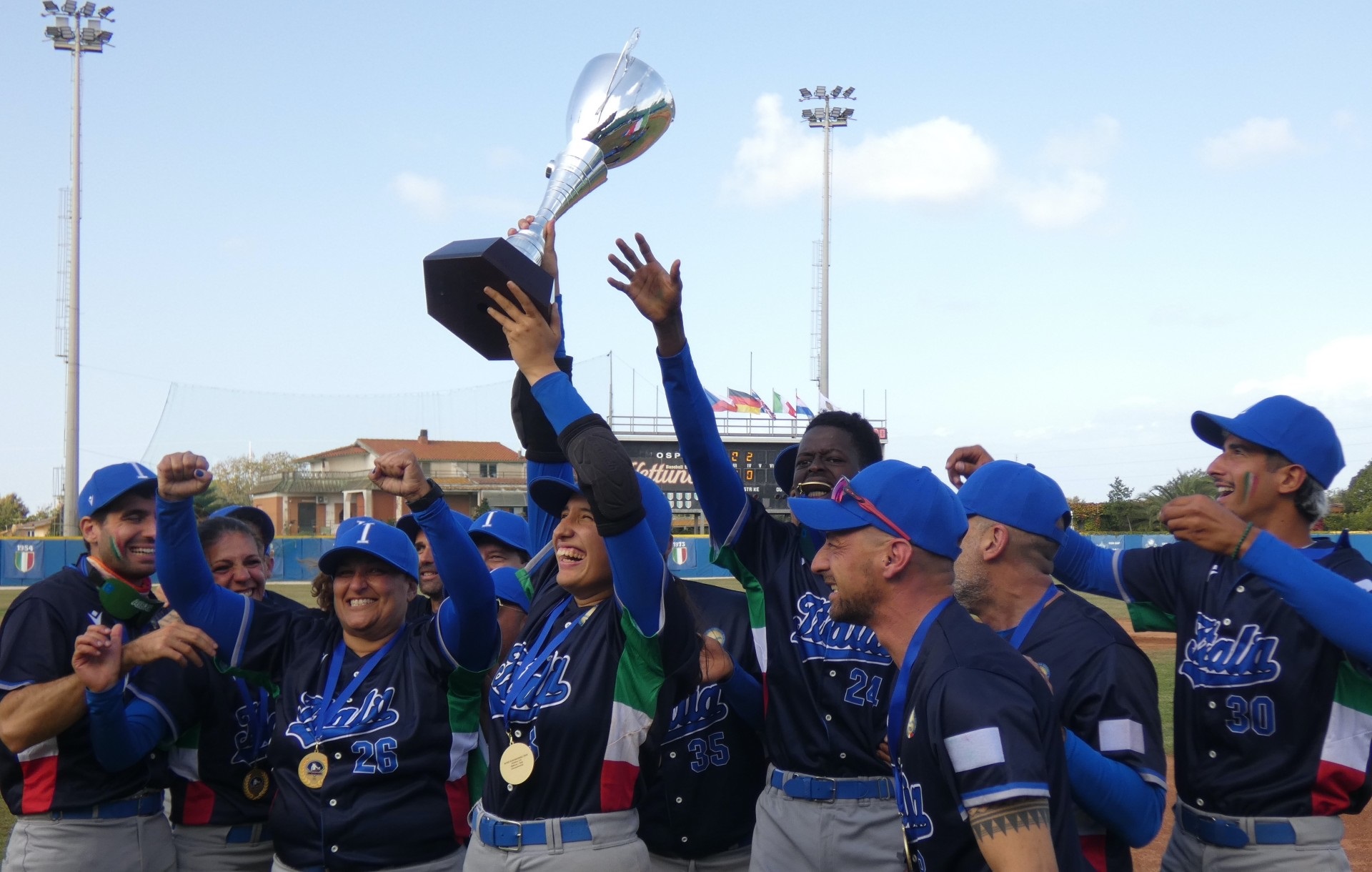 L'Italia vince il Blind Euro Baseball battendo la Gran Bretagna 7-2