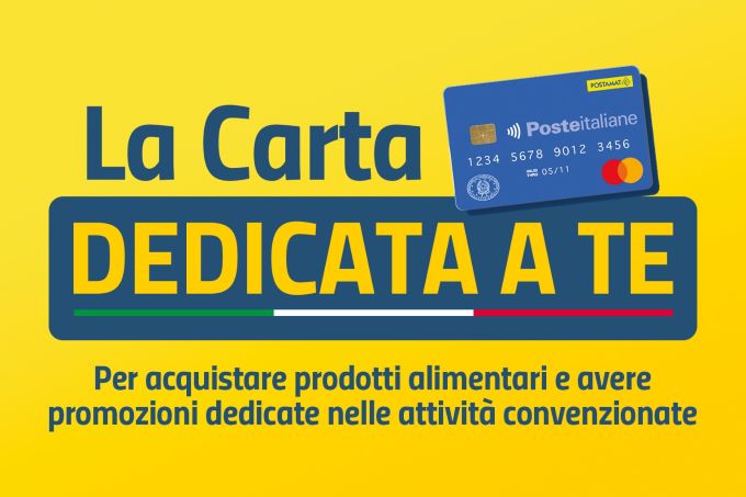 Poste Italiane: nuova carta "Dedicata a te" dal 6 novembre