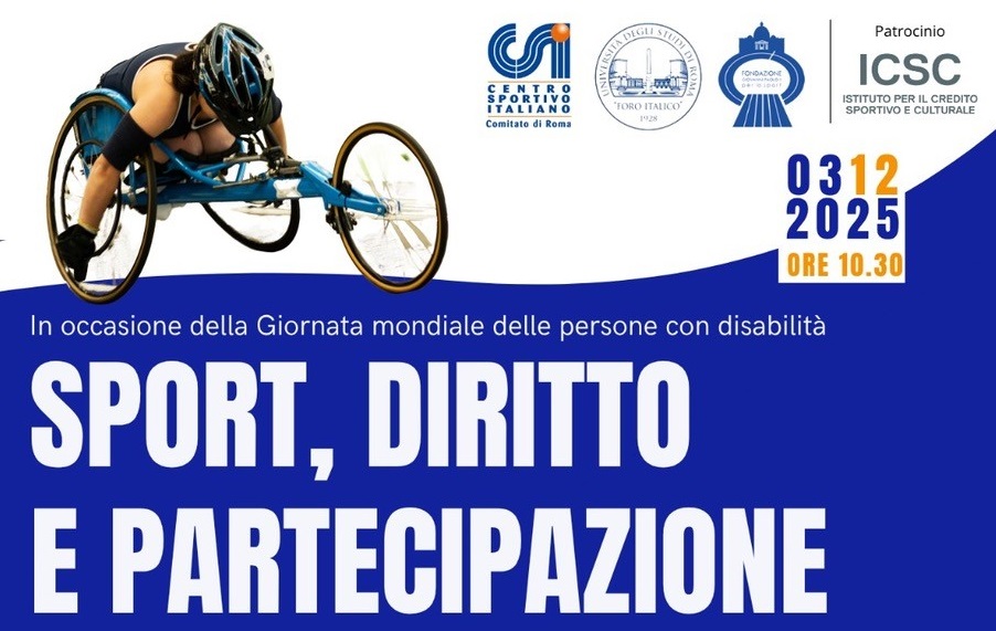 Giornata mondiale delle persone con disabilità con evento del CSI Roma
