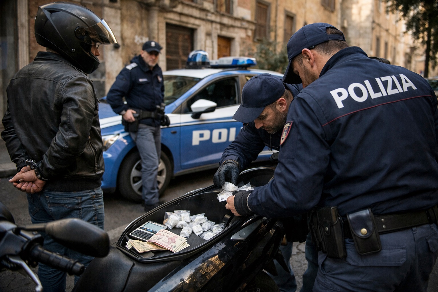 La Polizia smantella a Roma un business della droga da 70mila euro