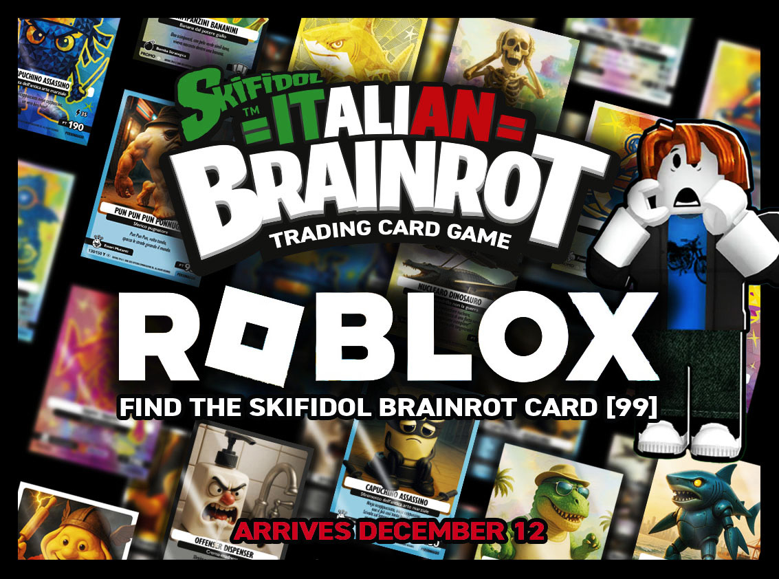 Su Roblox debutta Find the Skifidol Brainrot Card [99]