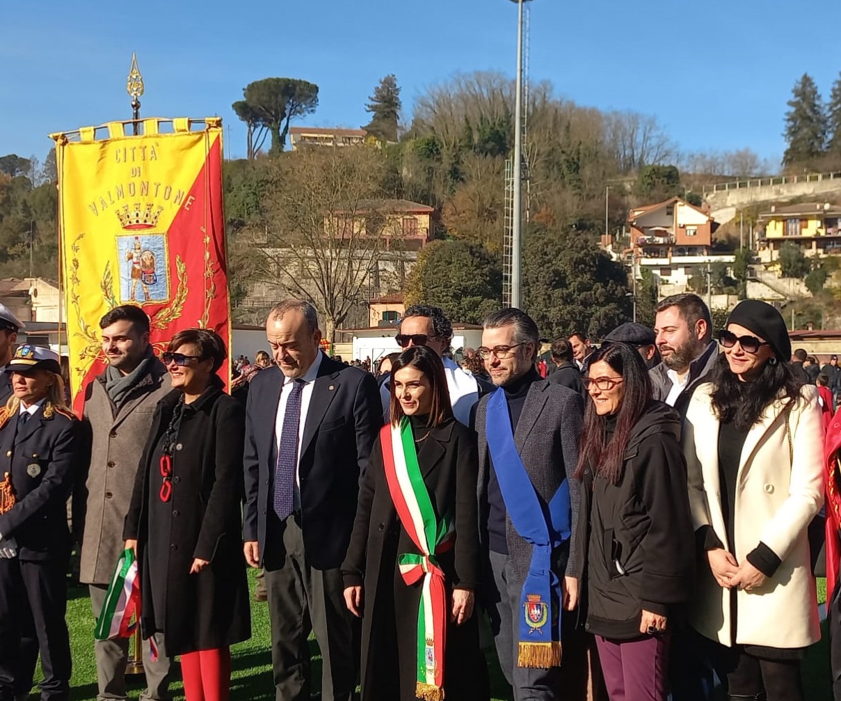 A Valmontone cerimonia di riapertura del campo sportivo di Via dei Gelsi