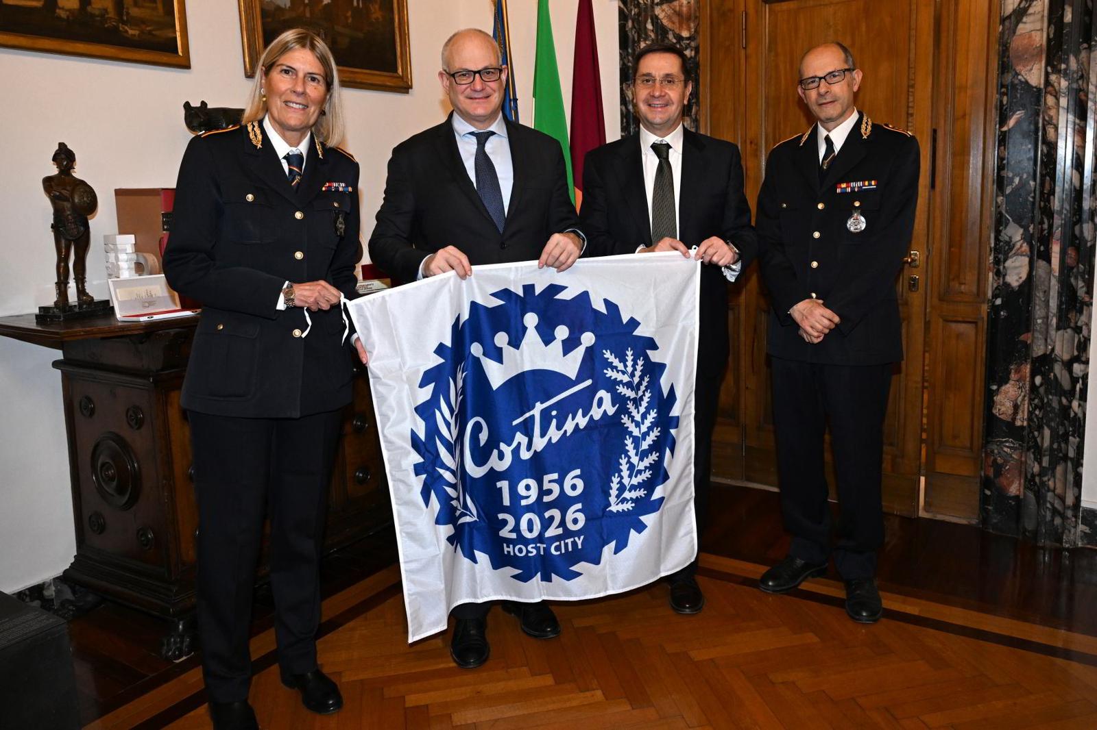 La Giunta capitolina in supporto a Cortina d'Ampezzo per i Giochi