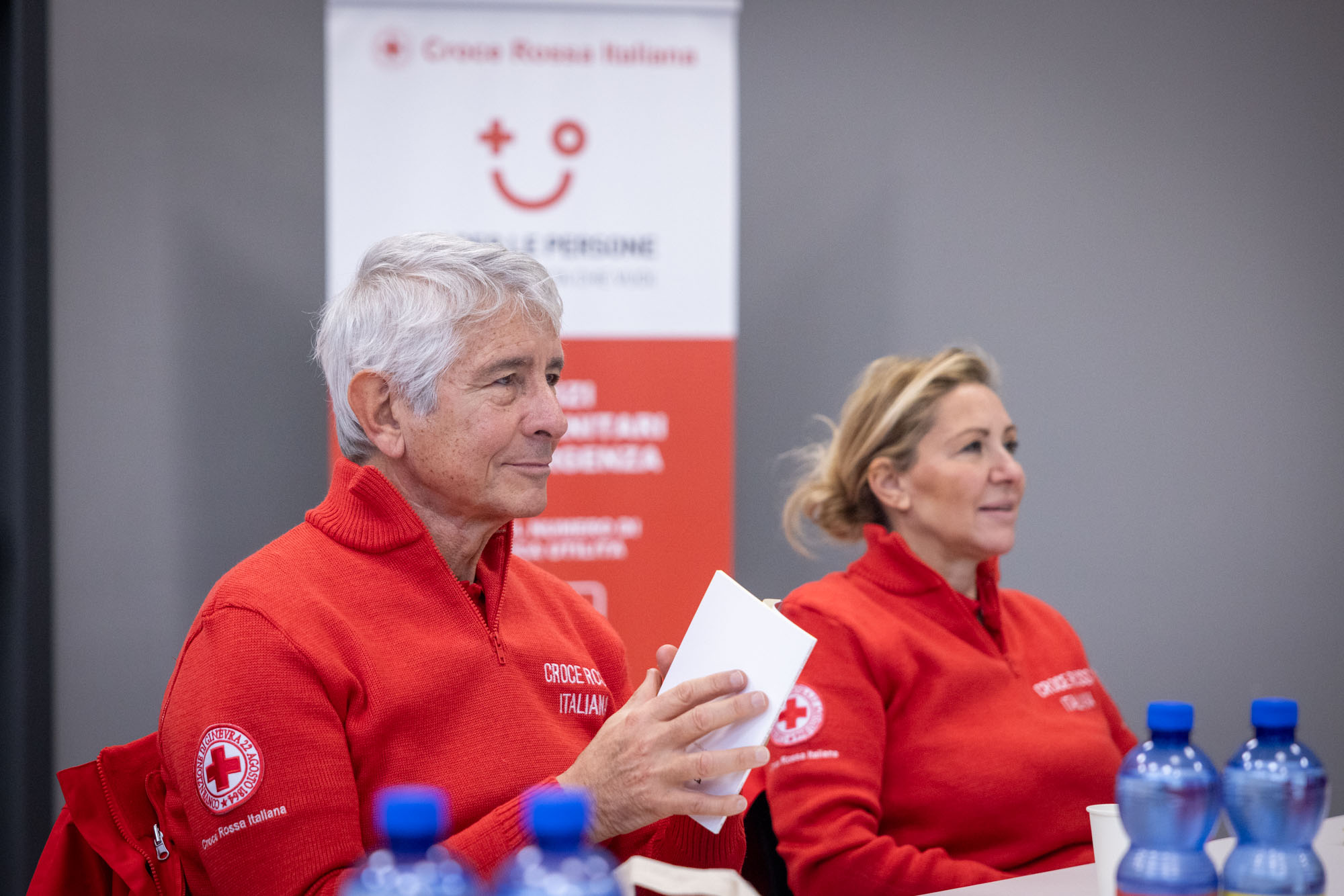 Andrea Abodi, Ministro per lo Sport e i Giovani, un giorno in Croce Rossa