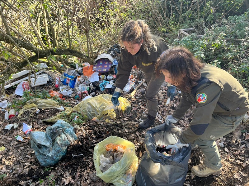 Operazione di tutela ambientale in Via Miralago ad Albano Laziale