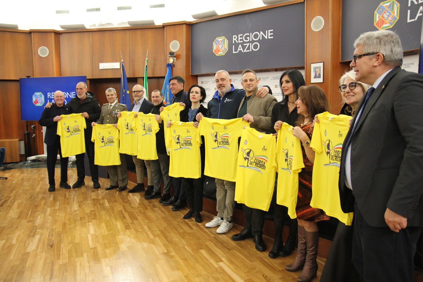 Dal presidente Rocca l’ideale taglio del nastro della Corsa del Ricordo