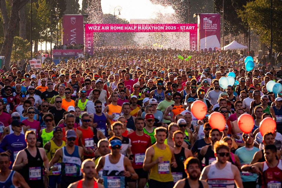 Iscrizioni alla Wizz Air Rome Half Marathon 2026 aperte