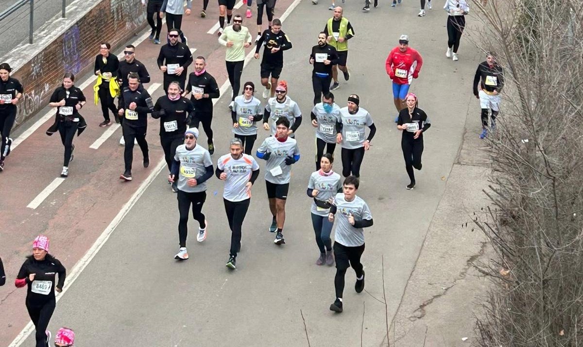 Il Progetto Filippide al via della RomaOstia Half Marathon