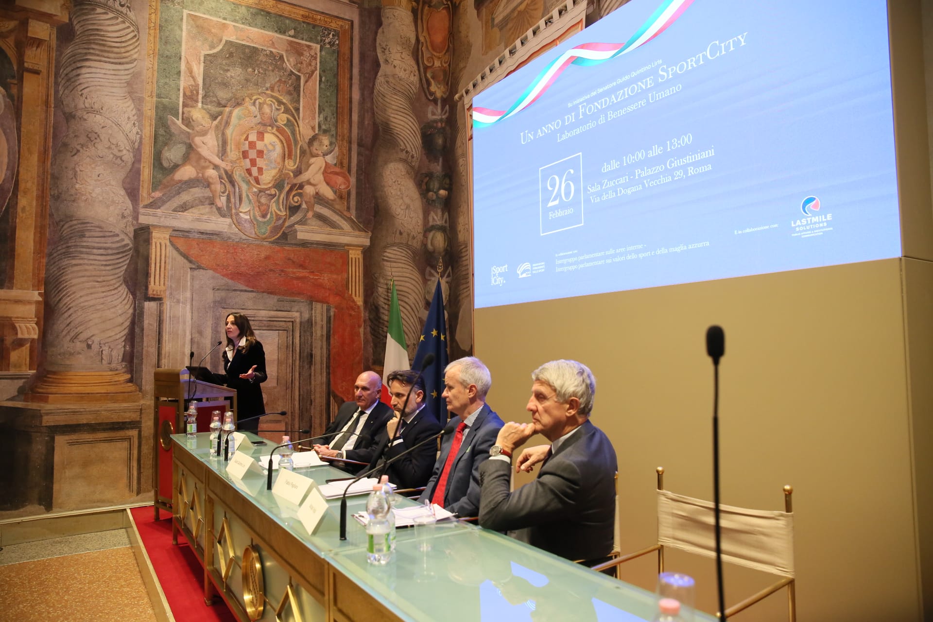 L’evento “Un anno di Fondazione Sportcity” oggi in Senato