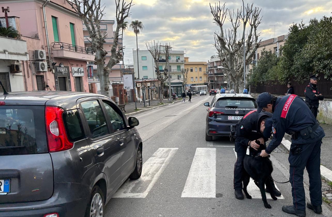 Servizio straordinario d controllo dei Carabinieri di Anzio