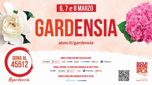 L'Aism in tutta Italia con "Gardensia" dal 6 all'8 marzo