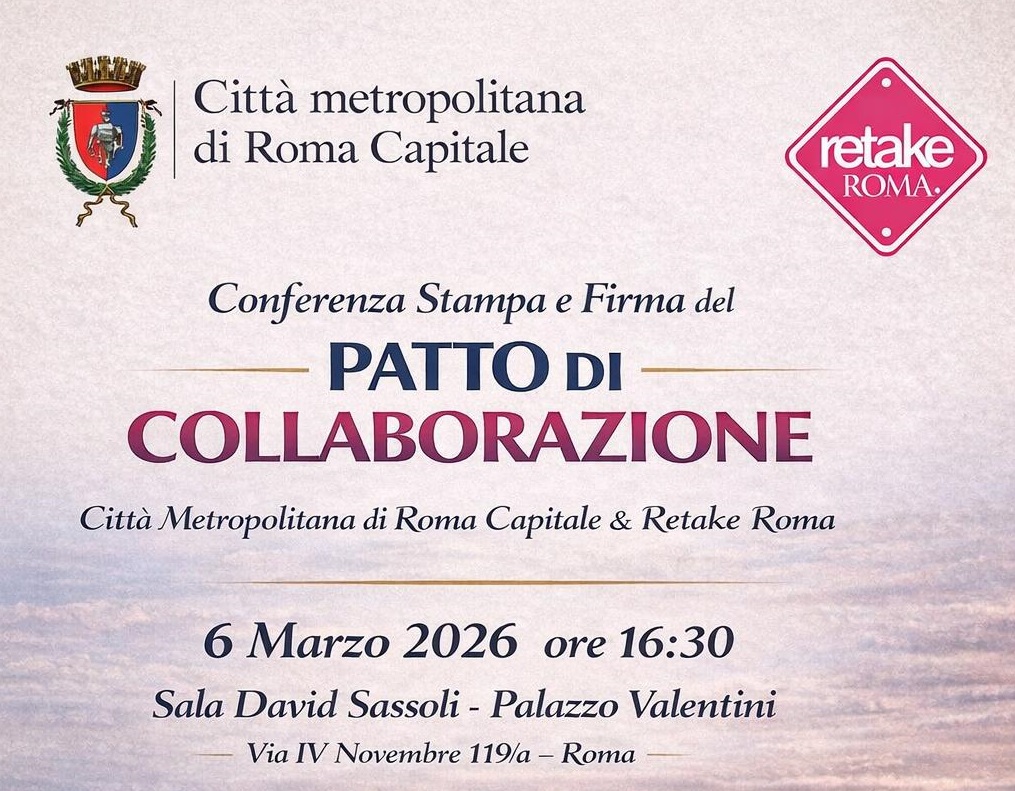 Protocollo d’Intesa tra Città metropolitana di Roma Capitale e Retake Roma