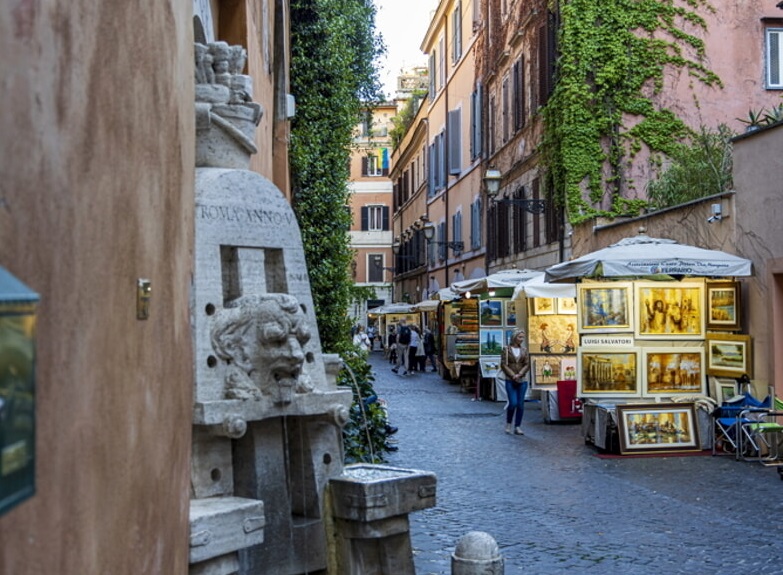 A Via Margutta, dal 30 aprile al 3 maggio, torna 100 Pittori Via Margutta
