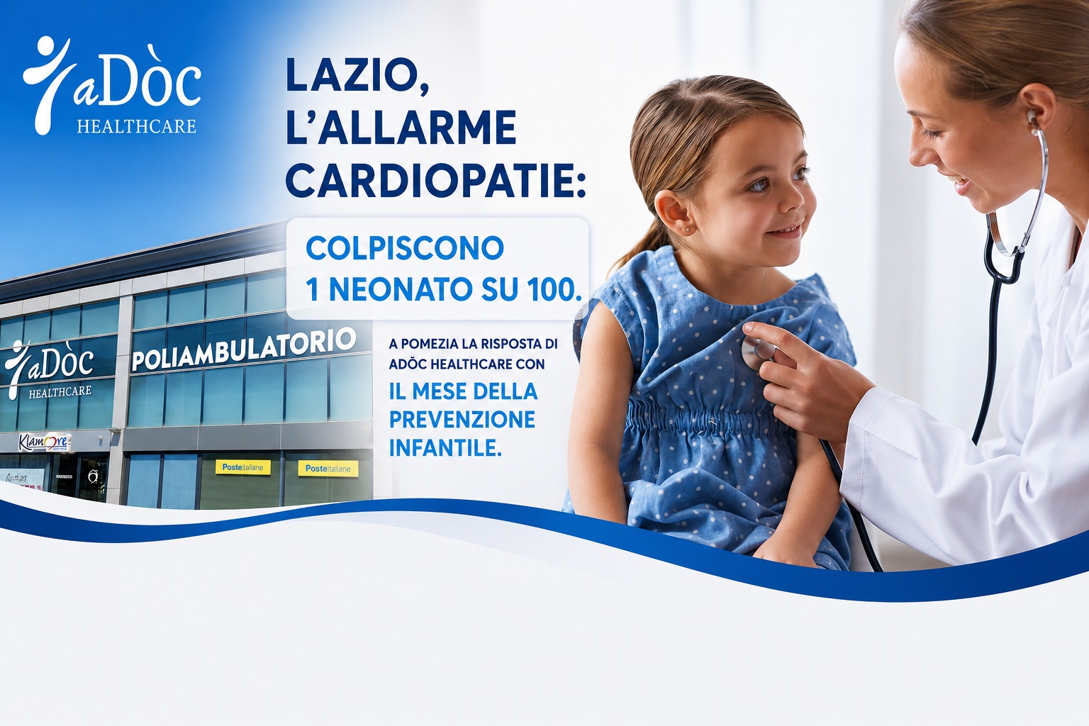 Mese di Sensibilizzazione sulle Cardiopatie Infantili all'aDòc Healthcare