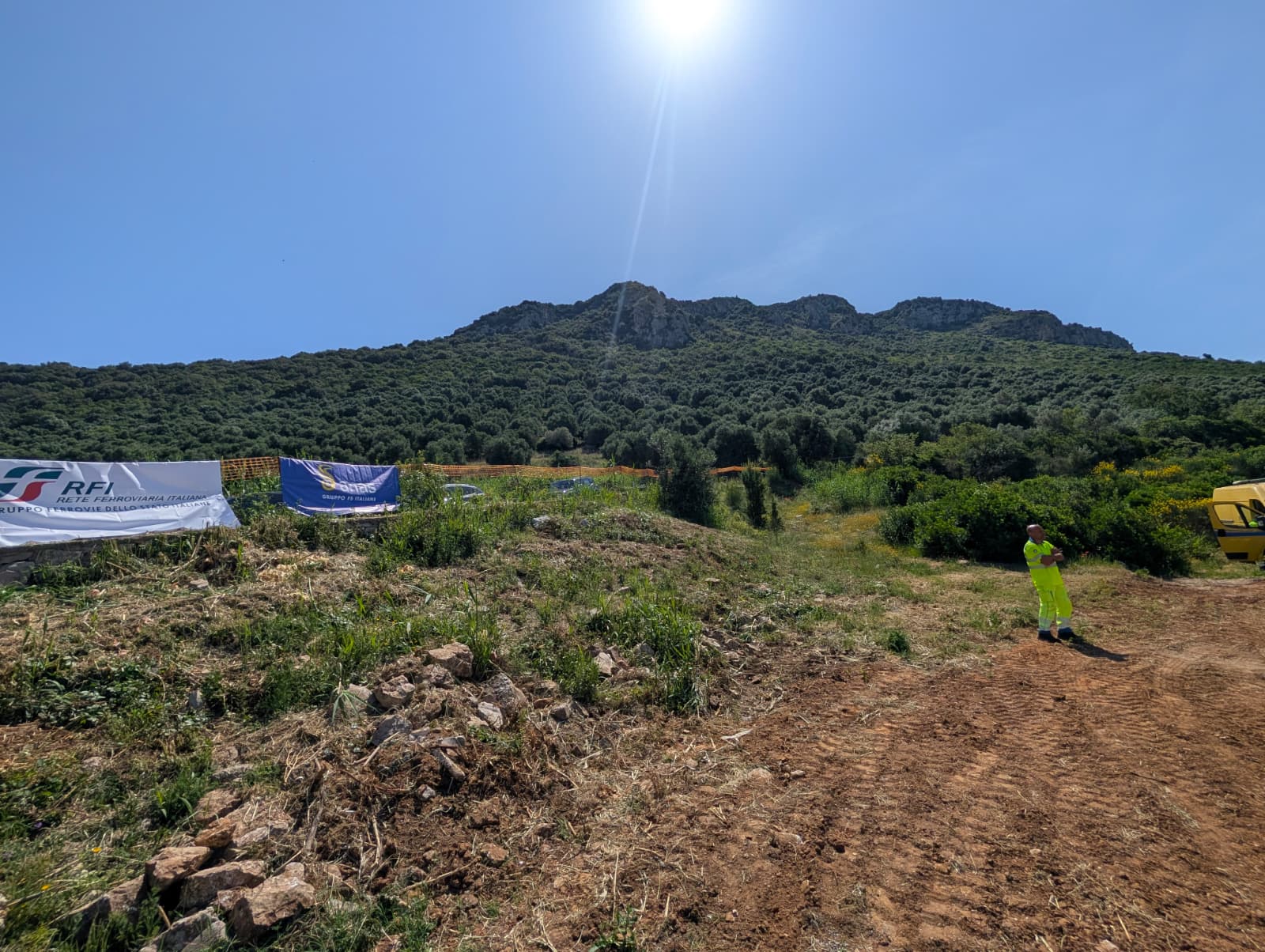 Lavori di mitigazione del rischio da caduta massi in località La Fiora
