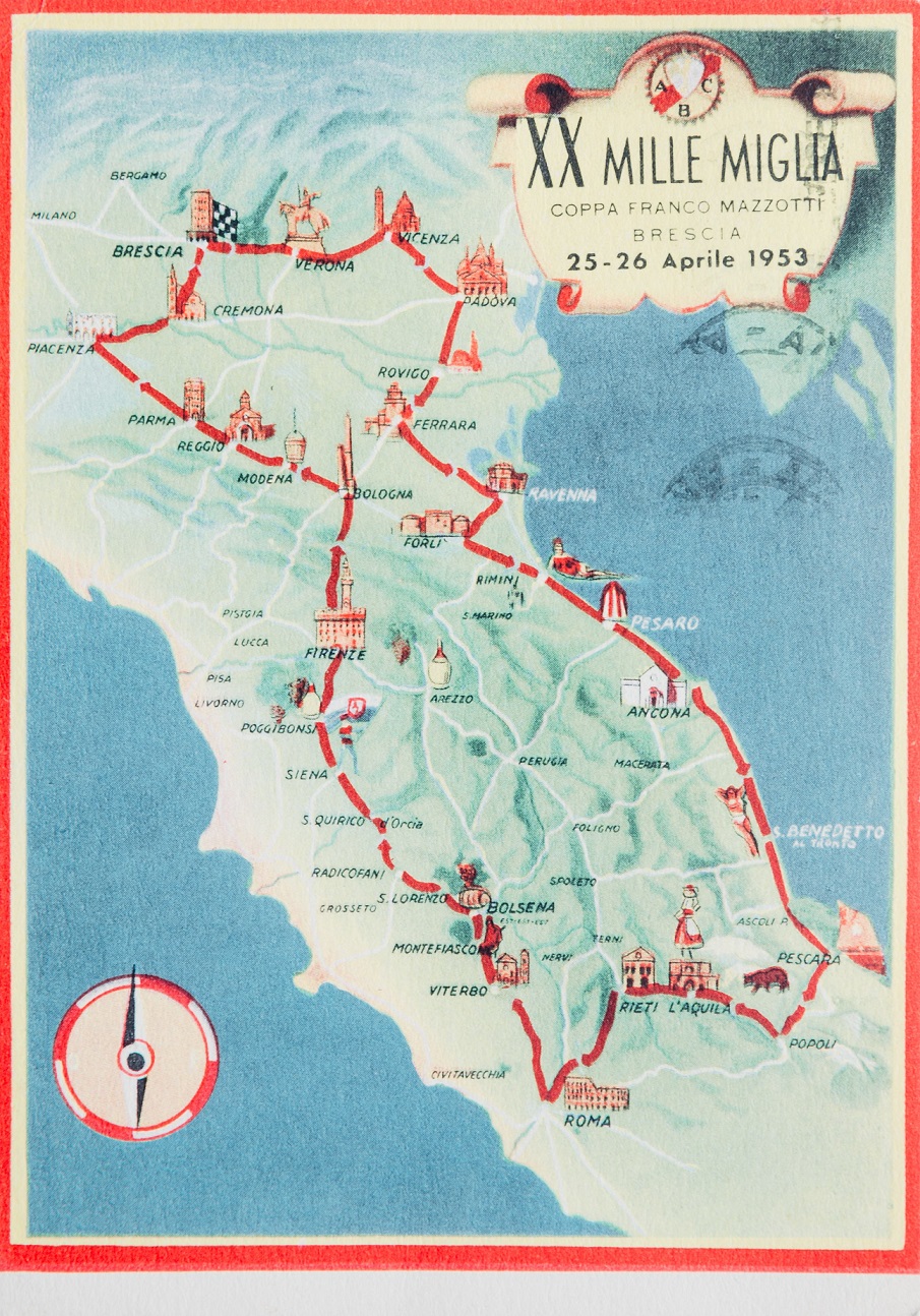 Le 1000 miglia d'Italia in mostra a Palazzo Piacentini dal 25 maggio