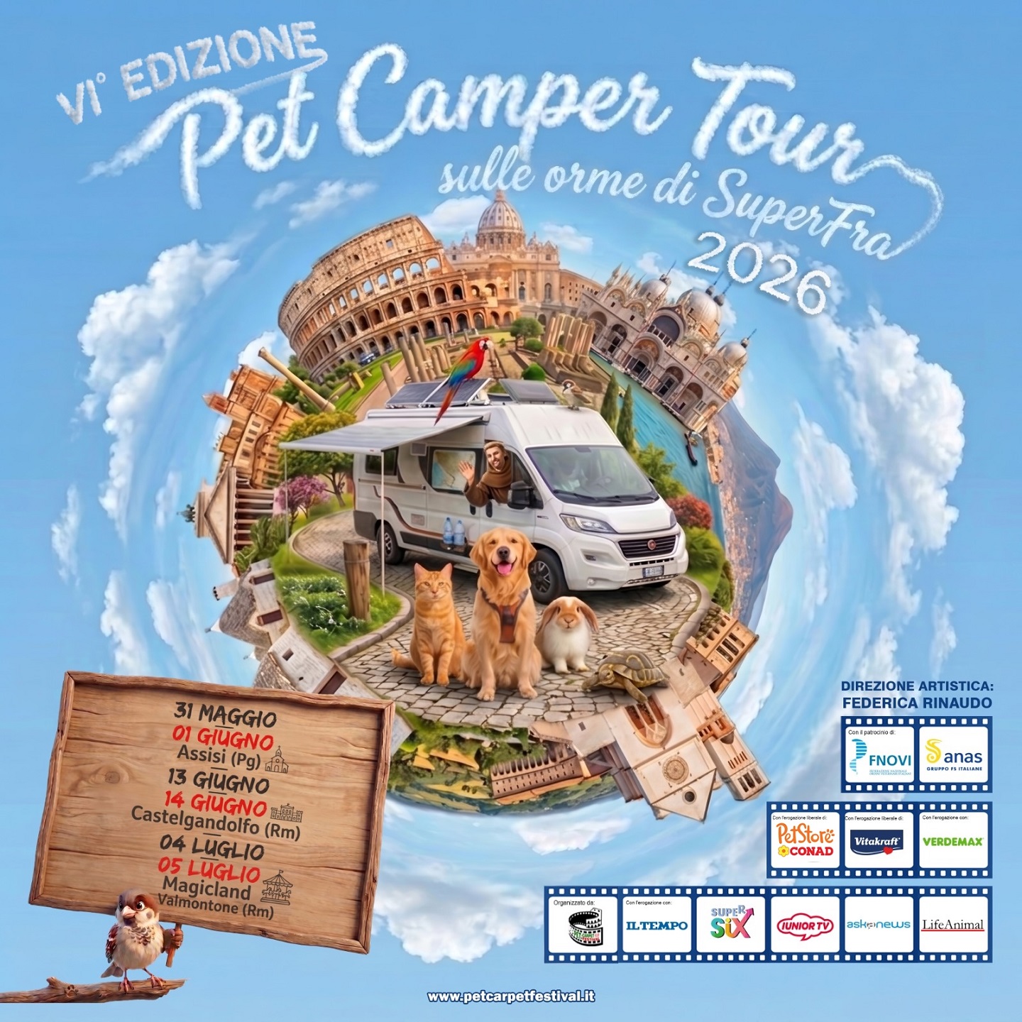 “Super Fra” simbolo del 6° Pet Camper Tour